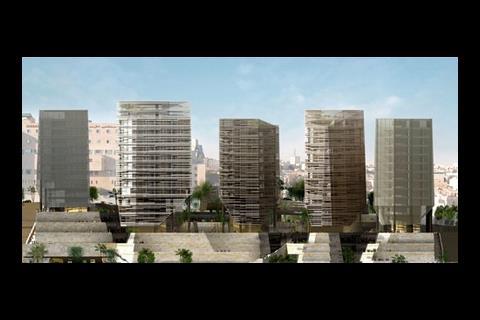 1 In Amman, Jordan, five mixed-use towers rise out of rock 